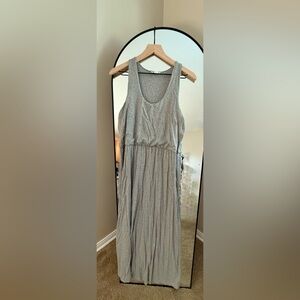 Caslon Light Gray Maxi Dress